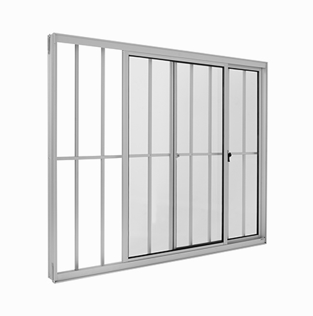 2-Sheets Sliding Window with Protection Grid